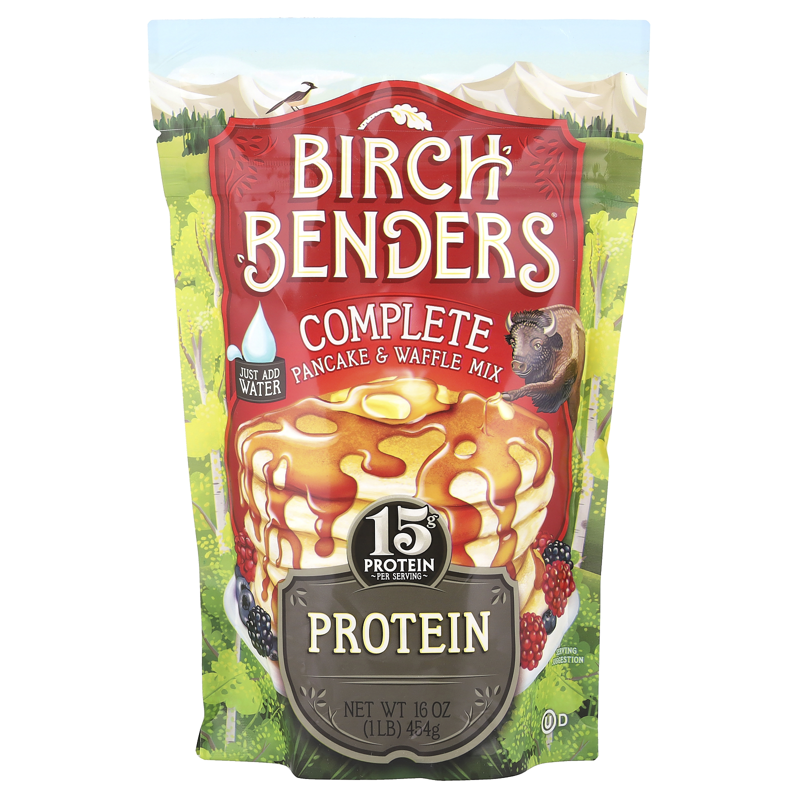 Complete Pancake & Waffle Mix, Protein, 16 oz (454 g) - Picture 1 of 2