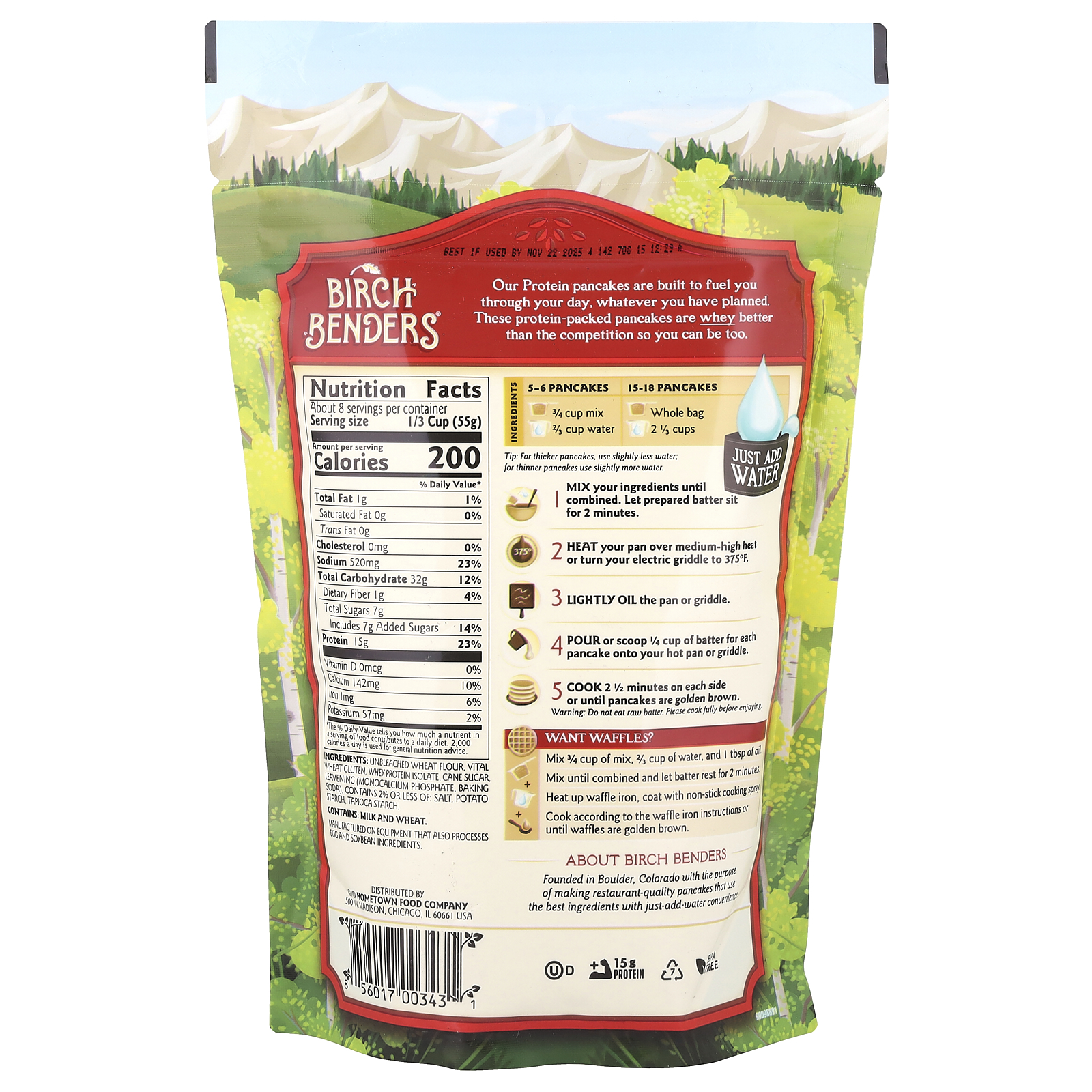 Complete Pancake & Waffle Mix, Protein, 16 oz (454 g) - Picture 2 of 2