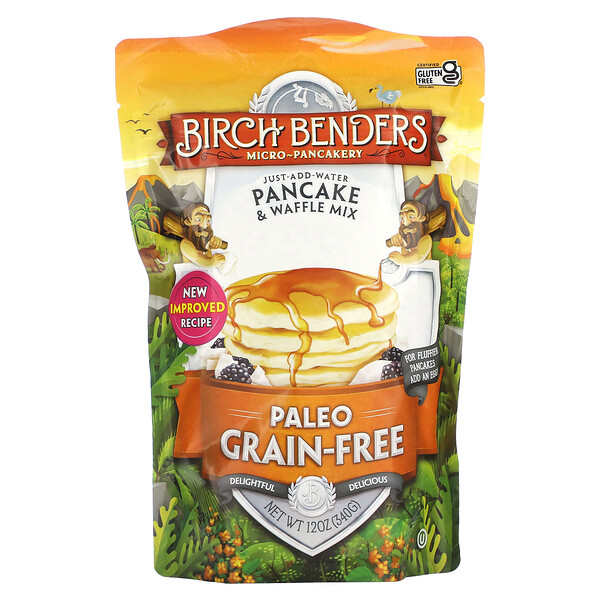 Birch Benders, Pancake & Waffle Mix, Paleo GrainFree, 12 oz (340 g)
