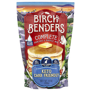 Birch Benders, amestec complet pentru clătite și gofre, keto, 283 g (10 oz)