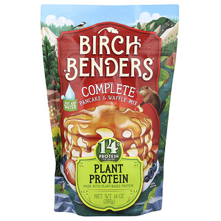 Birch Benders, Complete Pancake & Waffle Mix, Plant Protein, 14 oz (397 g)