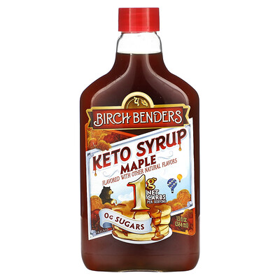 

Birch Benders, Keto Syrup, Maple, 13 fl oz (384 ml)