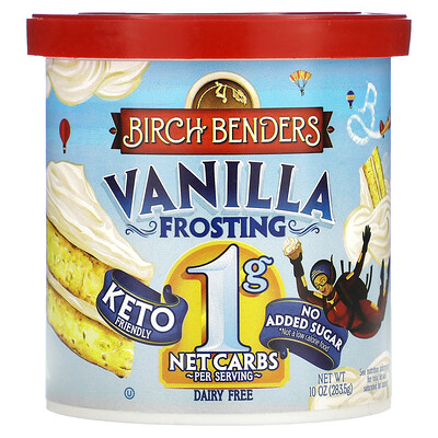 

Birch Benders, Vanilla Frosting, Keto, 10 oz (283.5 g)