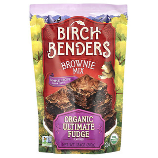 Birch Benders, Brownie Mix, Organic Ultimate Fudge, Brownie-Mischung, Organic Ultimate Fudge, 380 g (13,4 oz.)