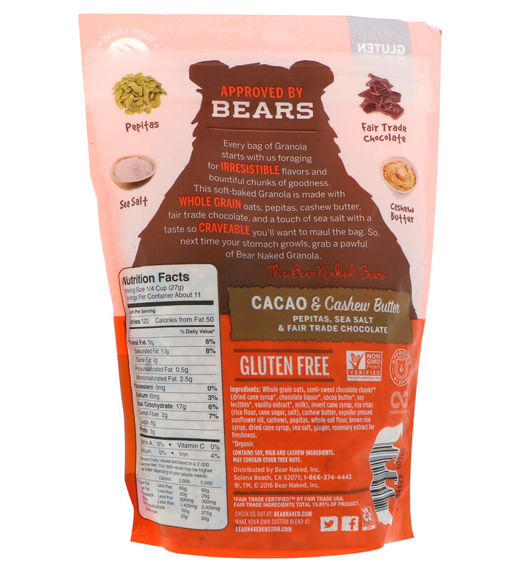 Bear Naked Granola Cacao Cashew Butter Oz G Iherb