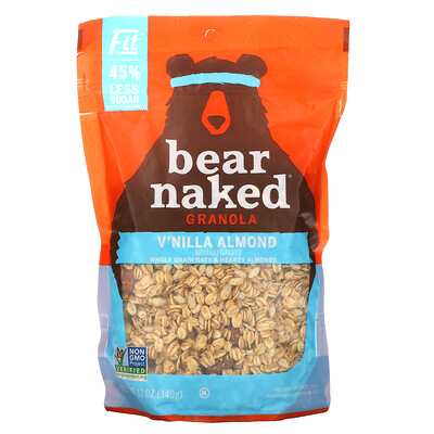 Bear Naked 100% Natura Granola, Fit, V'nilla Almond, 12 oz (340 g)