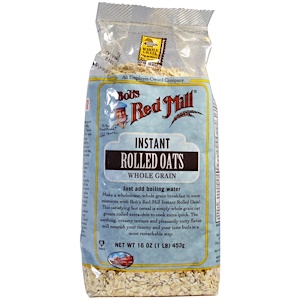 Бобс Рэд Милл, Instant Rolled Oats, Whole Grain, 16 oz (453 g) отзывы покупателей