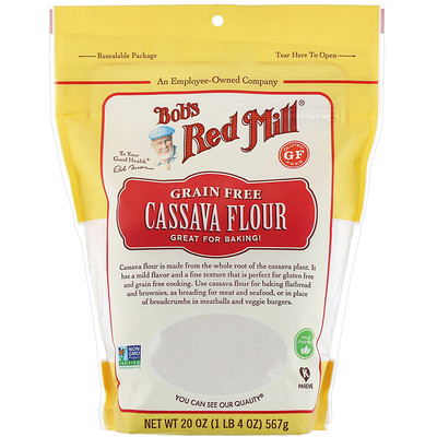 Купить Bob's Red Mill Cassava Flour, 20 oz (567 g)