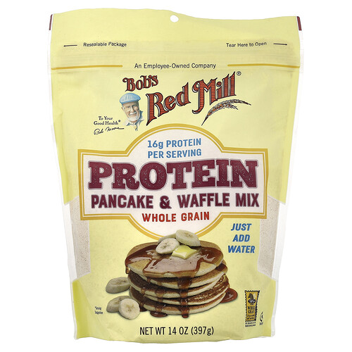 Bob's Red Mill, Pancake- und Waffel-Mix, Vollkorn, 397 g (14 oz.)