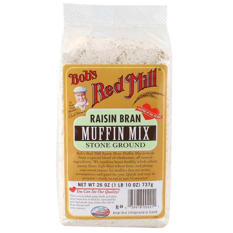 Bob's Red Mill, Raisin Bran Muffin Mix, Stone Ground, 26 oz (737 g) iHerb