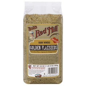 Отзывы о Бобс Рэд Милл, Natural Raw Whole Golden Flaxseeds, 24 oz (680 g)