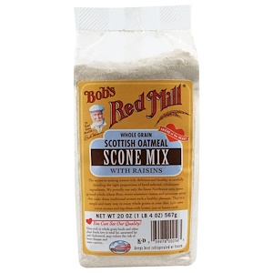 Отзывы о Бобс Рэд Милл, Scone Mix, Scottish Oatmeal with Raisins, 20 oz (567 g)