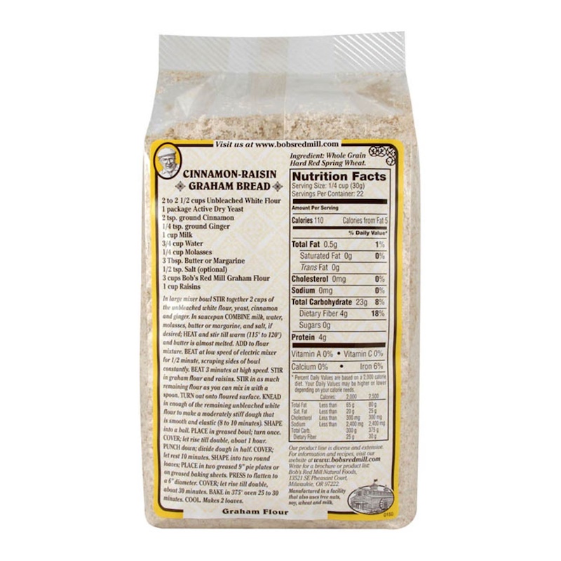 Bob's Red Mill, Whole Wheat Graham Flour, 24 oz (680 g) - iHerb