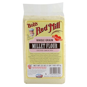 Отзывы о Бобс Рэд Милл, Millet Flour, Whole Grain, 23 oz (652 g)
