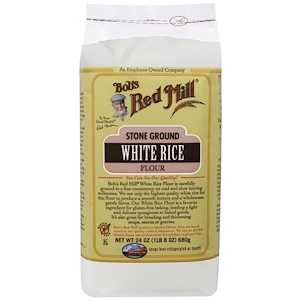 Купить Bob's Red Mill, Белая рисовая мука жернового помола, 24 унции (680 г)  на IHerb