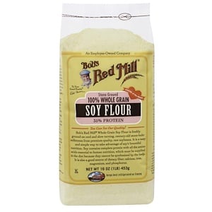 Отзывы о Бобс Рэд Милл, Soy Flour, 100% Whole Grain, 16 oz (453 g)