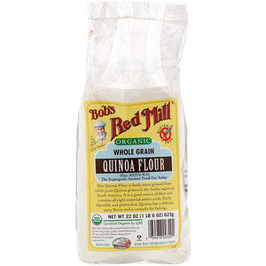 Отзывы о Бобс Рэд Милл, Organic Quinoa Flour, Whole Grain, 22 oz (623 g)