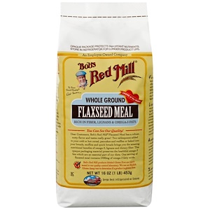 Отзывы о Бобс Рэд Милл, Whole Ground Flaxseed Meal, 16 oz (453 g)