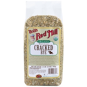 Отзывы о Бобс Рэд Милл, Organic, Cracked Rye, Whole Grain, 28 oz (793 g)