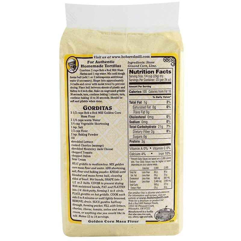 Bob's Red Mill, Golden Corn Flour, Masa Harina, 24 oz (680 g) iHerb