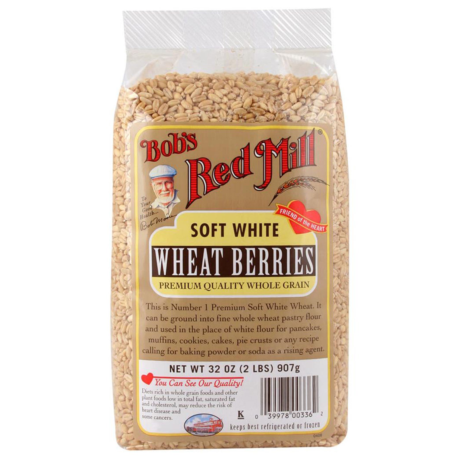 Bobs Red Mill Soft White Wheat Berries 32 Oz 907 G Iherb 1468