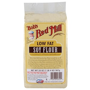 Отзывы о Бобс Рэд Милл, Soy Flour, Low Fat , 20 oz (567 g)