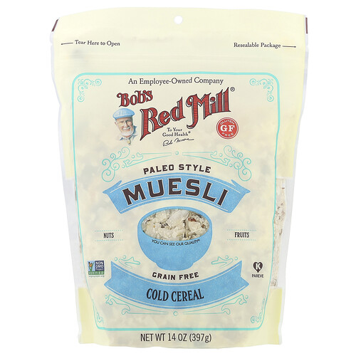 Bob's Red Mill, Muesli, Cold Cereal, Paleo Style, 14 oz (397 g)
