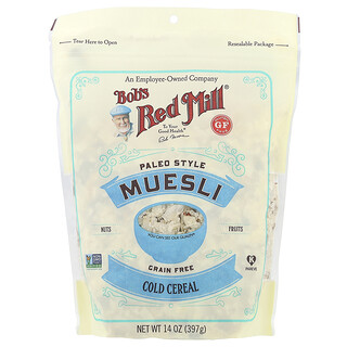 Bob's Red Mill, Muesli, Cereal frío, Estilo paleo, 397 g (14 oz)