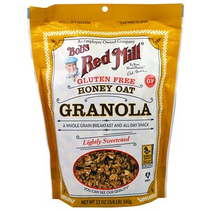 Отзывы о Бобс Рэд Милл, Honey Oat Granola, Gluten Free, 12 oz (340 g)