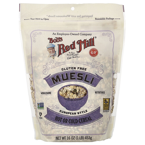 Bob's Red Mill, Muesli, Gluten Free, Müsli, glutenfrei, 453 g (16 oz.)