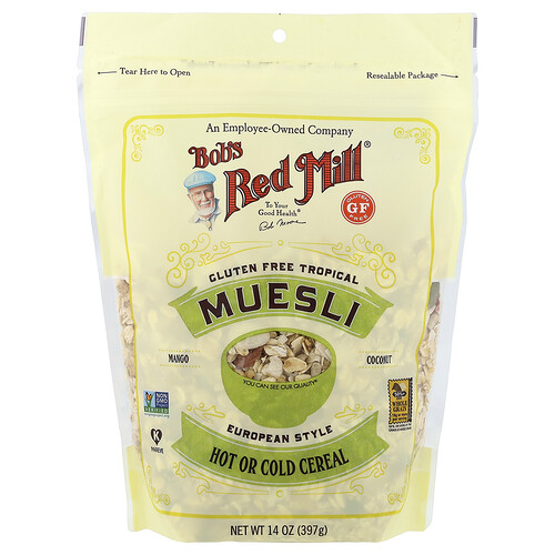 Bob's Red Mill, Glutenfreies tropisches Müsli, Mango & Kokos, 397 g