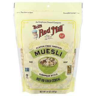 Bob's Red Mill, Muesli tropical, Sin gluten, Mango y coco, 397 g (14 oz)