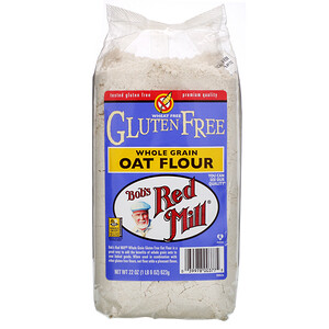 Отзывы о Бобс Рэд Милл, Oat Flour, Whole Grain, Gluten Free, 22 oz (623 g)