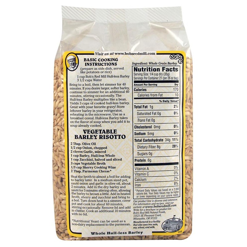 Bob's Red Mill, Barley, HullLess, 26 oz (737 g) iHerb
