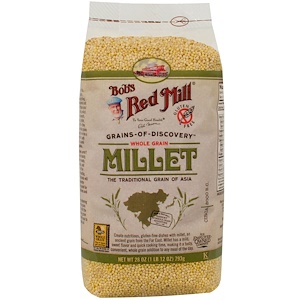 Отзывы о Бобс Рэд Милл, Millet, Whole Grain, 28 oz (793 g)