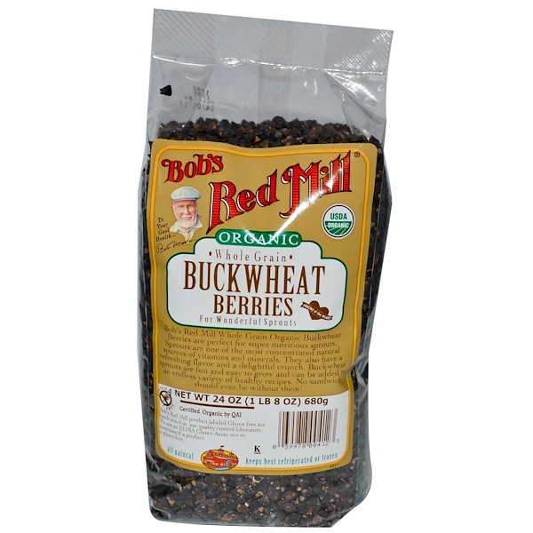 Bob's Red Mill, Organic Buckwheat Berries, 24 oz (680 g) (Discontinued Item) 