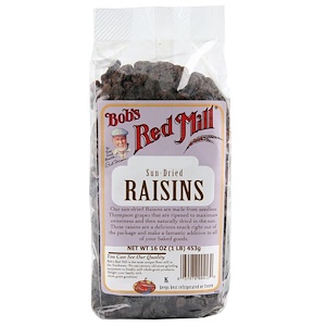 Отзывы о Бобс Рэд Милл, Sun Dried Raisins, 16 oz (453 g)