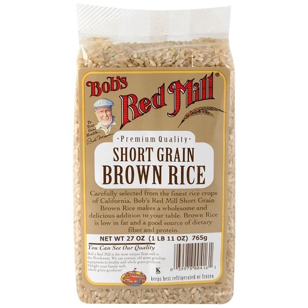 Bob's Red Mill, Короткий коричневый рис 27 унции (765 г) (Discontinued Item) 