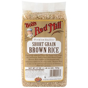 Отзывы о Бобс Рэд Милл, Short Grain Brown Rice, 27 oz (765 g)