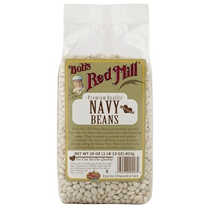 Отзывы о Бобс Рэд Милл, Navy Beans, 29 oz (822 g)