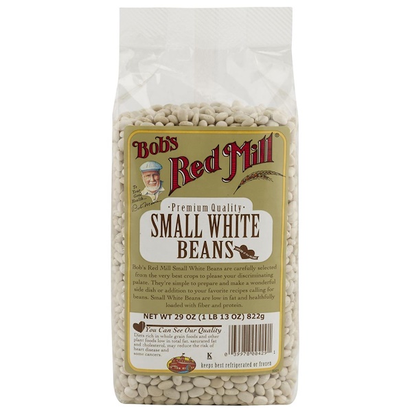 Bob's Red Mill, Маленькие белые бобы, 29 унций (822 г) (Discontinued Item) 