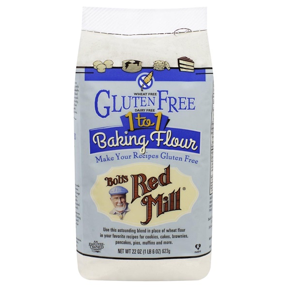 Bob's Red Mill, 1 to 1 Baking Flour, 22 oz (623 g) - iHerb