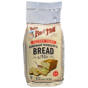 Bob's Red Mill, Homemade Wonderful Bread Mix, без глютена, 453 г