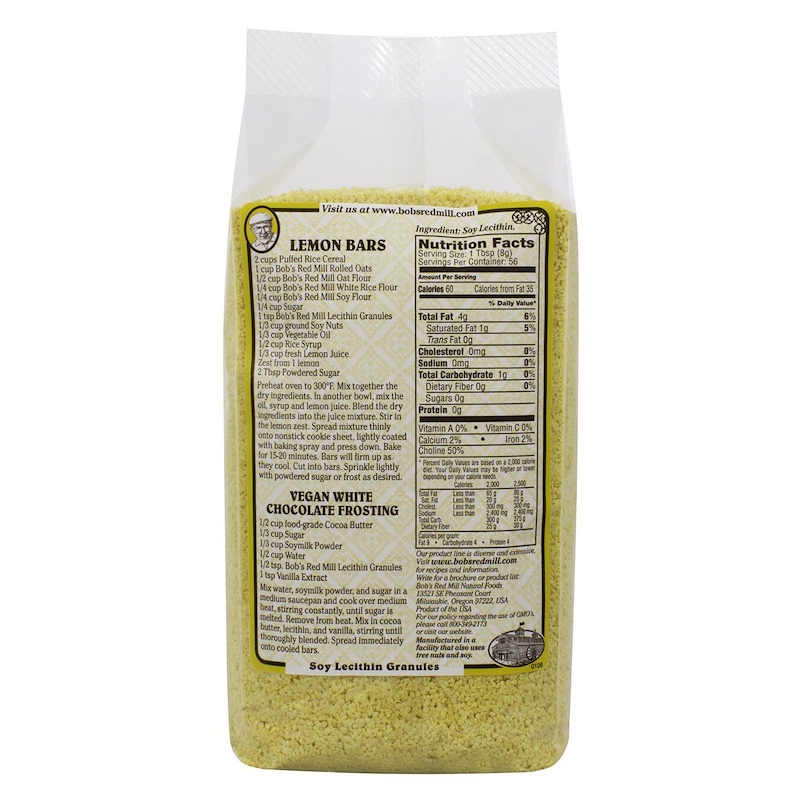 Bob's Red Mill, Soy Lecithin Granules, 16 oz (453 g) iHerb