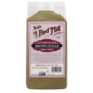 Отзывы о Бобс Рэд Милл, Old Fashioned Dark Brown Sugar, 1.75 lbs (793 g)