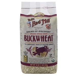 Отзывы о Бобс Рэд Милл, Organic Buckwheat, Whole Grain, 16 oz (453 g)