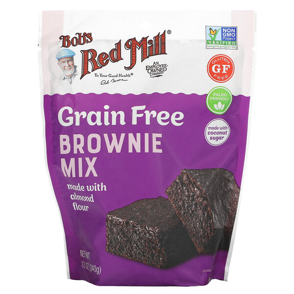 Brownie Mix, Made with Almond Flour, Grain Free, 12 oz (340 g)