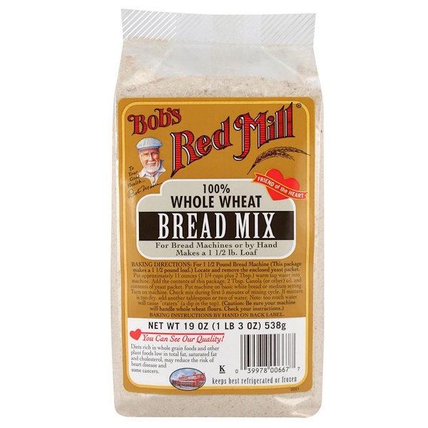 Bob's Red Mill, Bread Mix, 100 Whole Wheat, 19 oz (538 g) iHerb