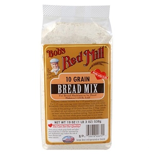 Bob's Red Mill, 10 злаков, смесь для выпечки хлеба, 19 унций (538 г)