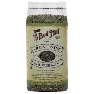 

Green Lentils Heritage Beans, Petite French Style, 24 oz (680 g)